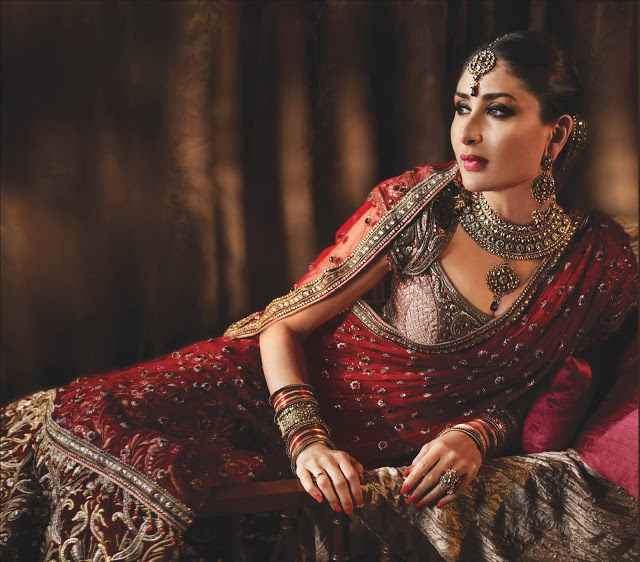 Kareena Kapoor in beautiful bridal dress photoshoot