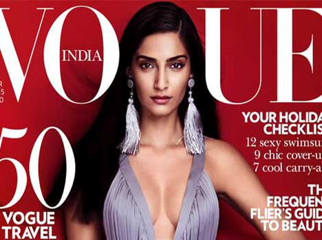Sonam Kapoor Bold Photoshoot For Vogue April Edition