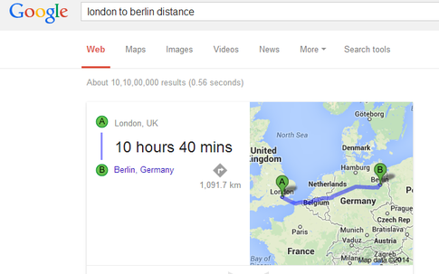 distance between cities