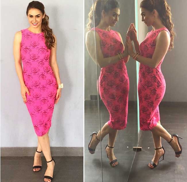 lauren-gottlieb-pink-dress